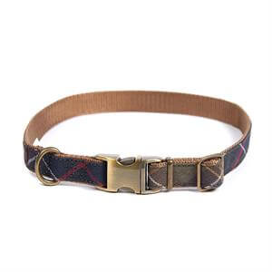 Barbour Tartan Webbing Dog Collar